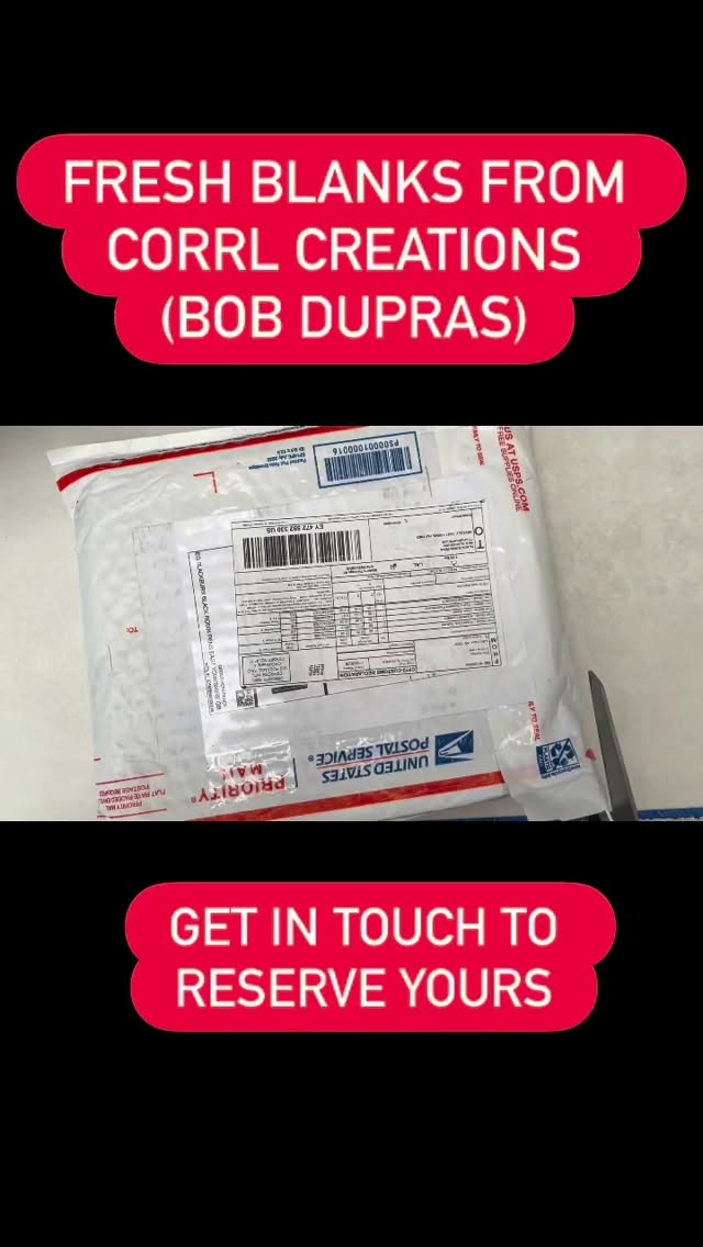 It’s been a busy month for new materials.
So many different makers’ stuff in stock right now. Reach out if you’re thinking about a commission.
#blackrobinpens #penmaker #penblanks #fountainpencommunity #fountainpen