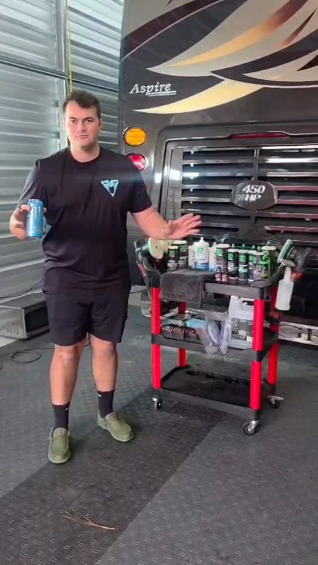 3D War Cart • Maximum Effort • Limitless Finish
42’ Entegra Aspire in for a 1 Step Correction with 3D One followed by a polish & wax with 3D Speed.
@itsmickybang_ new song is fire, @monsterenergy sponsor my company we drink enough monsters between 5 guys to kill an entire NFL Team.
•
•
•
•
•
#RVDetailing #Detailing #Clean #RVLife paintcorrection