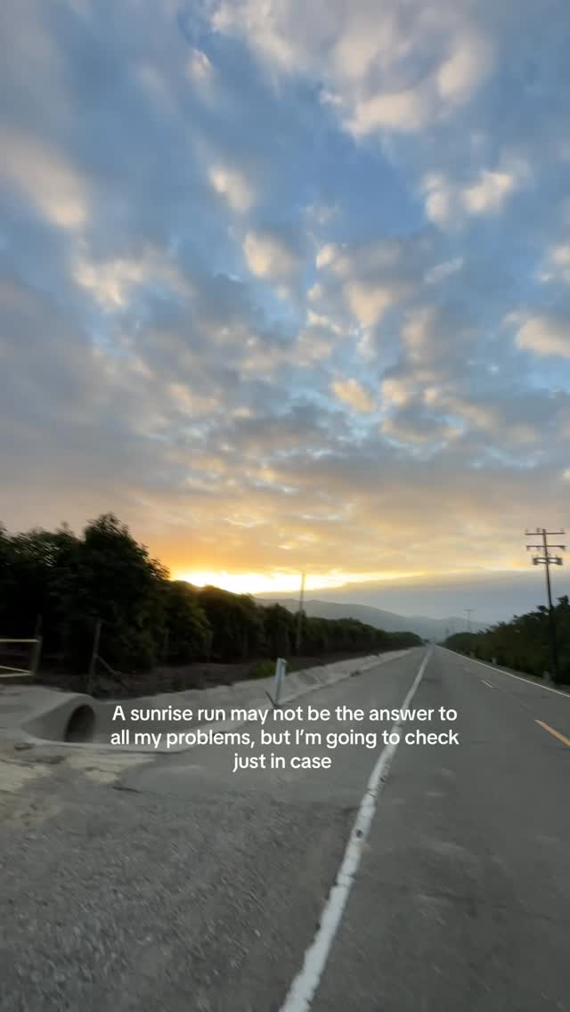 Just gotta make sure yk
#runners #runnersofinsta #runningtips #sunriserun #morningruns