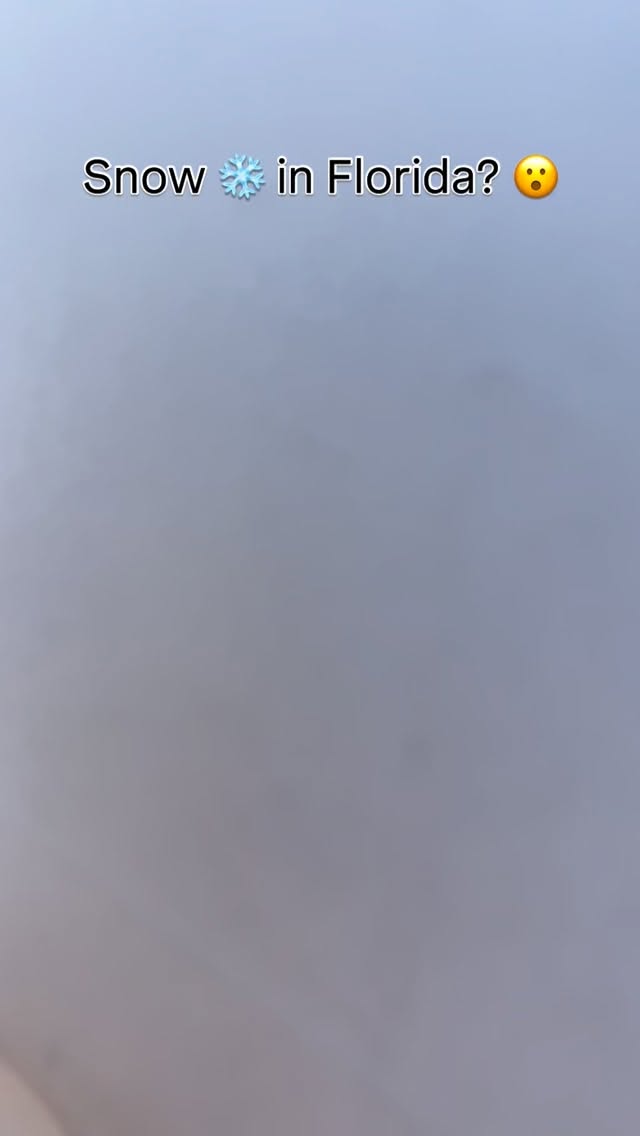 Record Snow fall ❄️ in Florida!
#snowinflorida