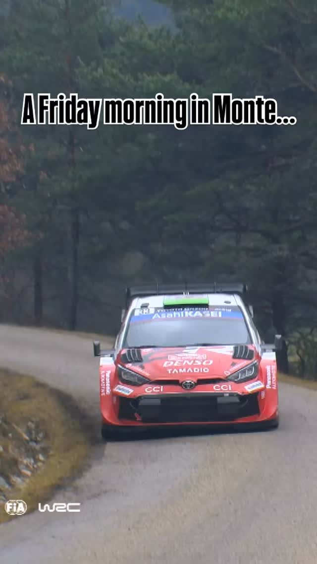 A classic Monte morning 👀❄️
Ice, dry, snow, wet, damp, slush, mud! In no particular order 🤣🤯
#EE33 #RallyeMonteCarlo #toyotagazooracing