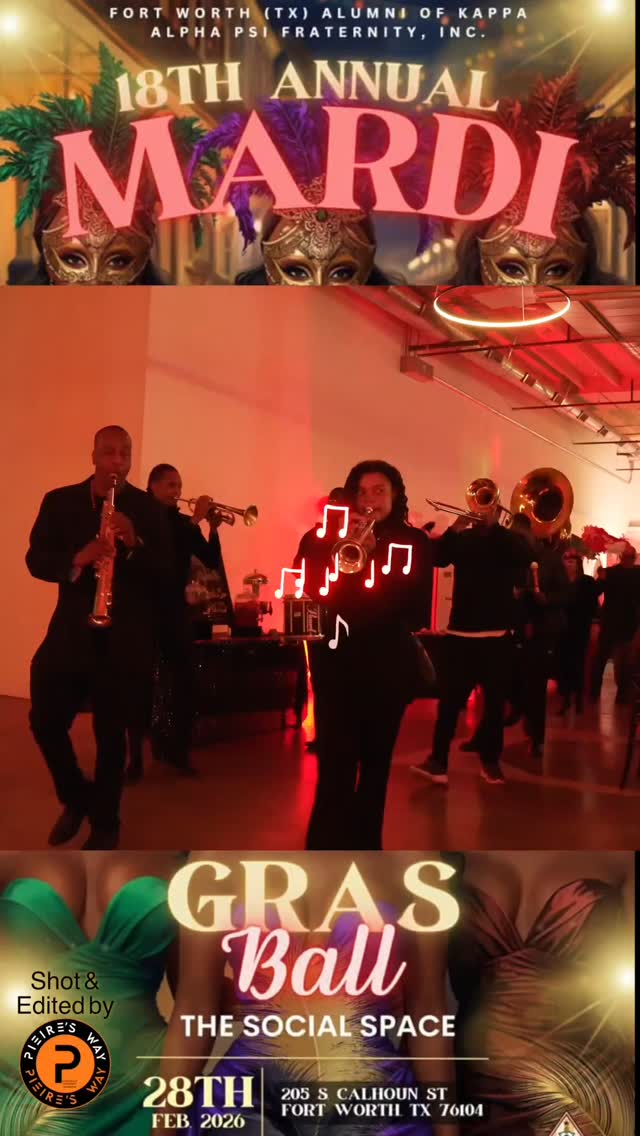 The brothers of Fort Worth Alumni Chapter heard the question loud and clear: “When is the next event?”Well—this is it, and we’re turning it up a notch. You are cordially invited to our 18th Annual Mardi Gras Ball. Can’t make it to New Orleans? No problem, we’re bringing New Orleans vibes, Fort Worth style. 🎭 Expect great energy, unforgettable vibes, and a night you won’t want to miss.
🎟️ Tickets are available below, we’ll see you there!
(www.fortworthkappas.com)
⚜️💚💛💜🎭💜💛💚⚜️
🎟️:https://www.fortworthkappas.com/event-details/purchase-tickets-here-18th-annual-mardi-gras-ball