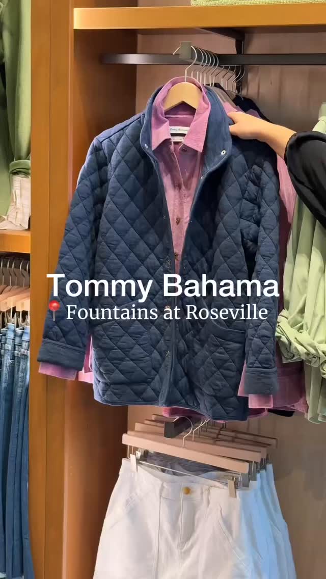 Whether it's athleisure for active days, sweaters for cozy nights in, or statement jackets to complete your look, find your style at @tbahama.
#fountainsatrsvl #rosevilleca #placercounty #tommybahama #rosevilleshopping