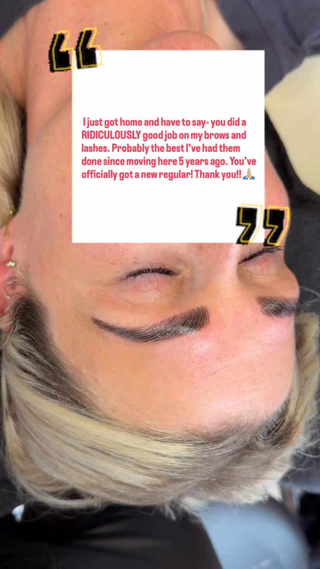 #eyelashliftandtint & #browlamination for our new client ❤️❤️#wellingtonlash #eyelashlift #nzlashes