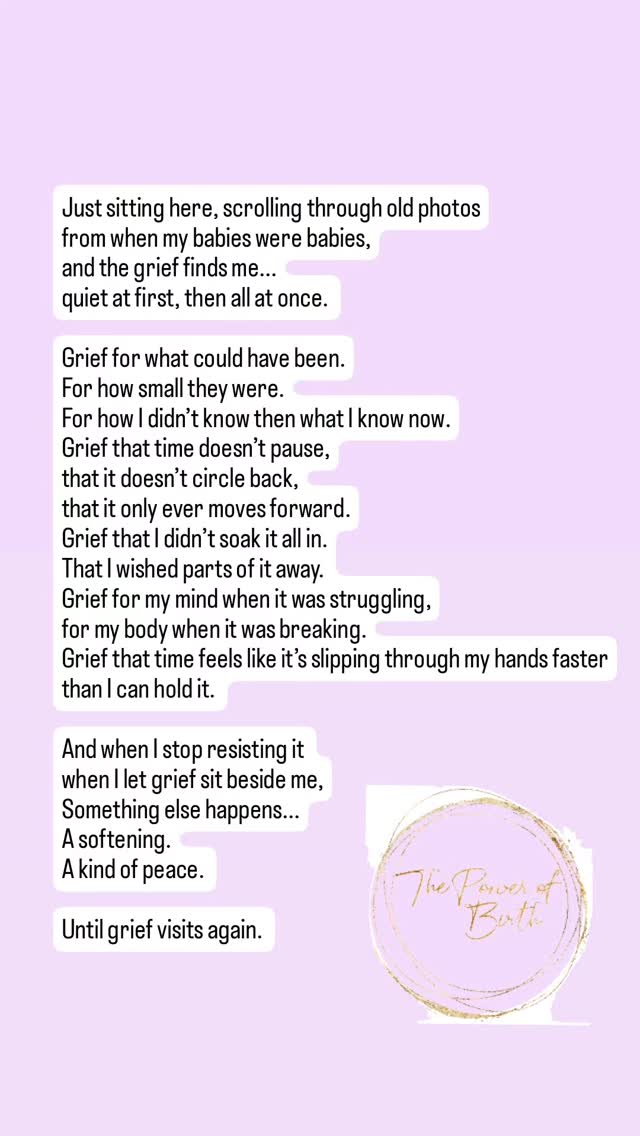 Sometimes grief shows up. Tonight was one of those nights; missing what was, loving what is, and letting both exist..