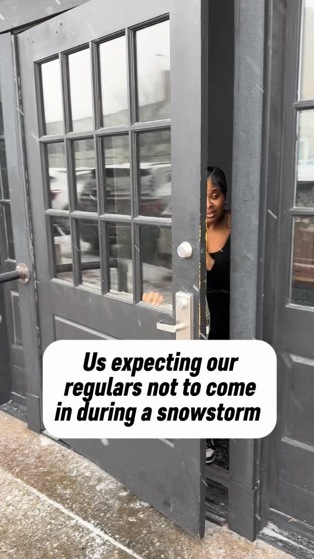 Even a snowstorm couldn’t keep you away this morning ❄️🤍 We love our community so much. For the safety of our staff, we’re closing our locations today. Please stay warm and safe!