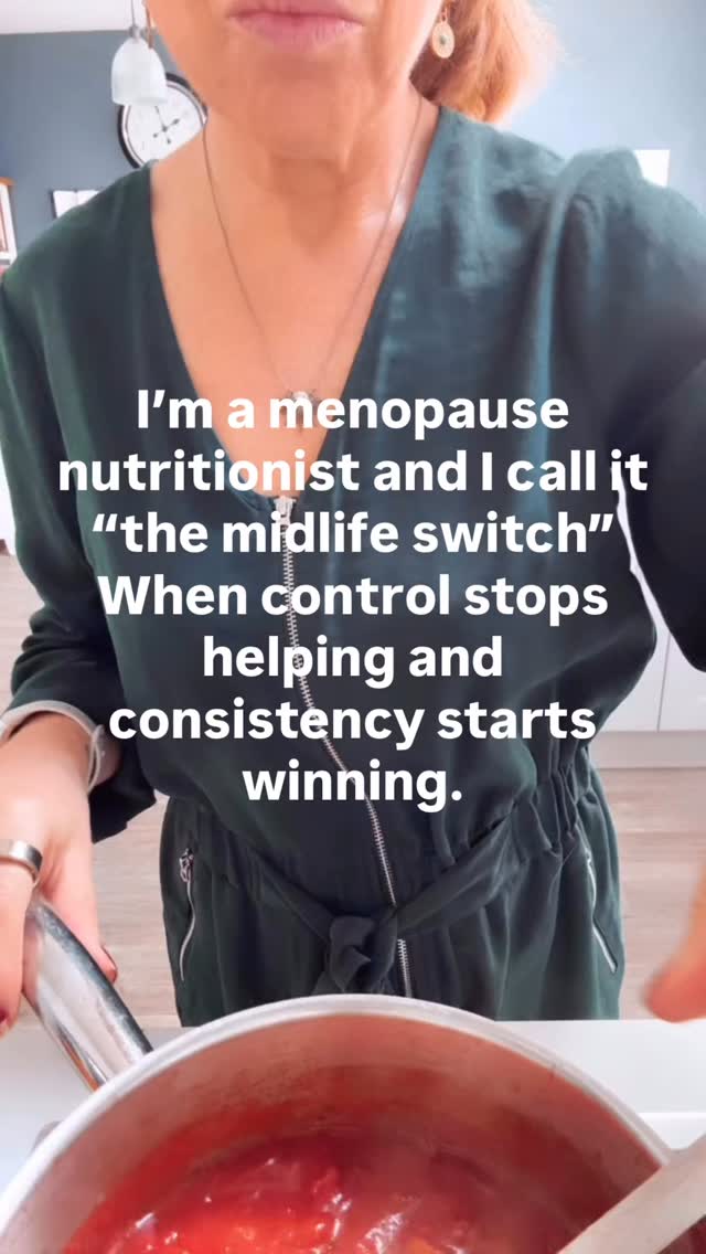 Perfection creates stress.
Stress blocks results.
One thing to try this week
Eat the same breakfast most days.
Why it works
Hormones love rhythm.
Less decision fatigue. More stable energy.
Follow for calm, repeatable menopause habits.
Share with someone overcomplicating everything.
#menopauseweightloss #menopausenutritionist #menopausesymptoms