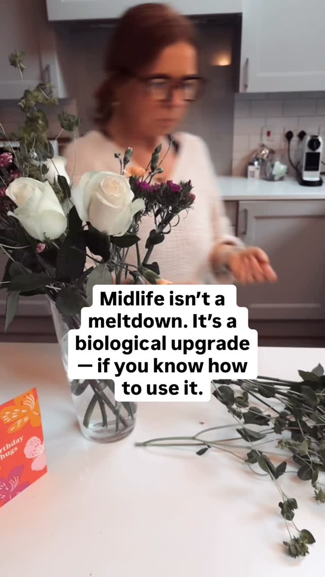This phase demands a smarter approach.
Not a harsher one.
Muscle becomes non-negotiable.
Protein becomes essential.
Recovery becomes sacred.
One thing to try today
Add protein after strength training.
Not just coffee and vibes.
Why it helps
Protein supports muscle, metabolism and blood sugar.
All three matter more now.
Follow for strong, steady midlife energy.
Share if you’re done shrinking yourself.
#menopauseweightloss #menopausesupport #midlifewomen