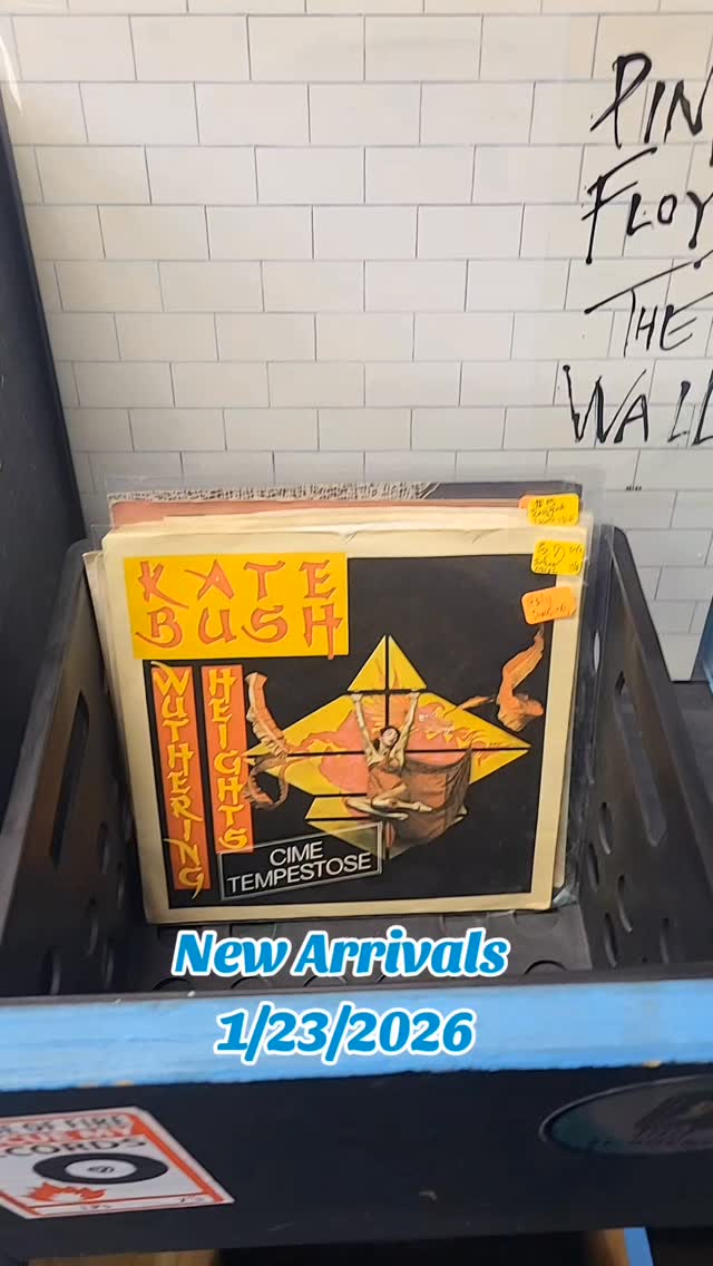 #newarrivals #electriccityrepairandrecords #katebush #pinkfloyd #heart