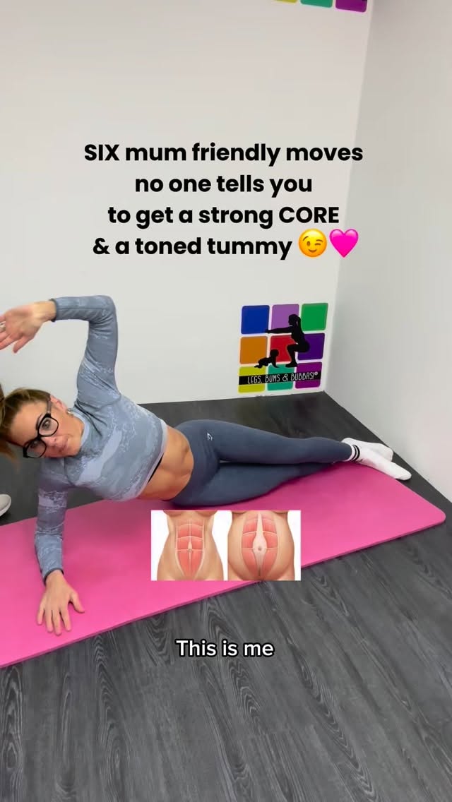 Six moves for your core & tummy, which no one tells you work like gold for mums!! 🌟👏
🙋♀️ Tried, tested and used regularly by me!!
✨ All feature in my Core Builder (beginners or intermediate)
SAVE FOR LATER 🩷⬇️
If you’ve taken time off (hello mum life 👋), these are the exact gentle, at-home moves I used to switch my core back on recently after I was poorly 🤒
Nothing crazy or jumpy. Just slow and controlled:
1️⃣ Side plank lifts. (Breathe in on the floor + exhale as you lift)
2️⃣Toe taps
3️⃣Reverse curls
4️⃣Leg circles
(Inhale on the way down, exhale + engage the core on the way up)
5️⃣ Bridge lifts: Squeeze + lift (ie engage the glutes).
6️⃣ All fours: leg extension into leg lift. Hips aligned, slow, knee at 90 degrees as you lift 👀
Just do a few reps of each to begin with, build up over time 💛
There is just a few spaces left on my popular Core Builder program for Feb! Use the link in bio for more info & to grab a spot before they go 💪 I can’t wait to support you !!!
We got this ladies ☺️ x
#corebuilder #corestrengthening #exerciseformums #legsbumsandbubbas #katesmumfitclub