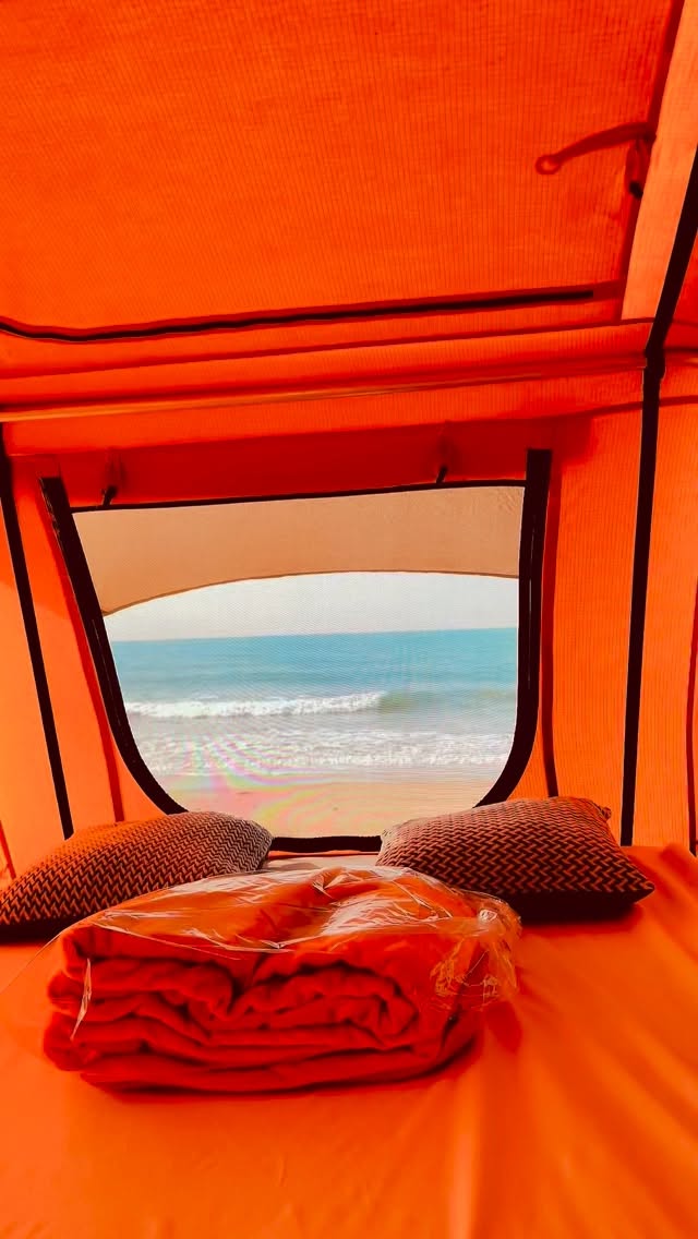 Comfort, privacy and front-row ocean views 🐚✨
#campr #beach #camping #advenure #instagram