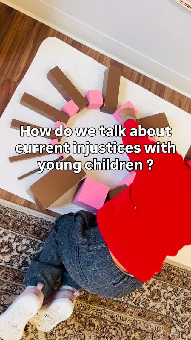 The role of an early childhood educator includes guiding brave conversations that feel grounded in developmentally appropriate language. We can only do this when children have a strong sense of self and self love.
We’re on Anti-Bias Goal 3
Noticing Bias, launching from our discussions about MLK and fairness, justice, and voice.
🤎Some gathering/circle questions🤎
What does fairness mean?
Have you ever noticed someone treating another person unfairly? How did you feel?
#montessori #antibiaseducation