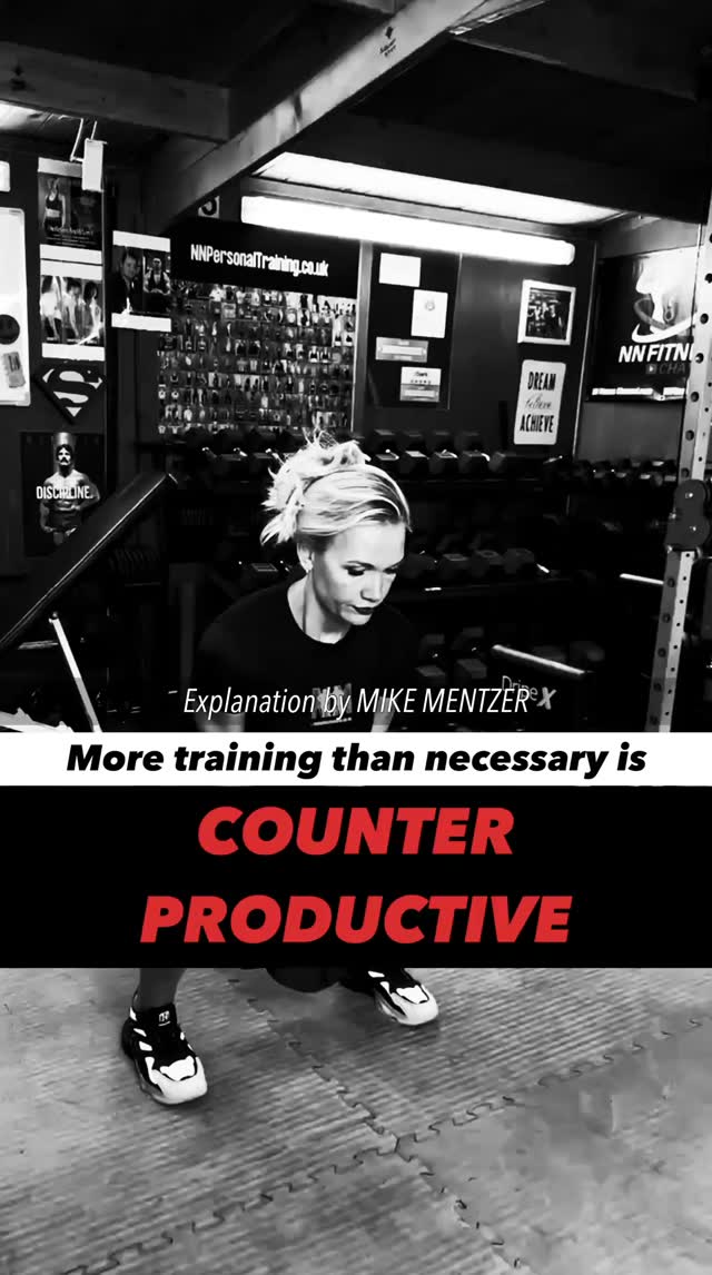 More training than is absolutely necessary is COUNTER PRODUCTIVE to your long-term health and physique goals. ๐ช #FitnessTips #TrainSmart #RecoveryMatters #BuildYourStrength