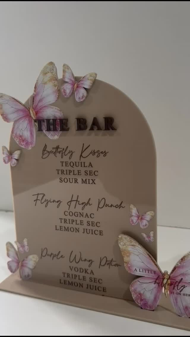 The cutest theme π¦
#acrylicdetails #butterflies #barmenu #fyp