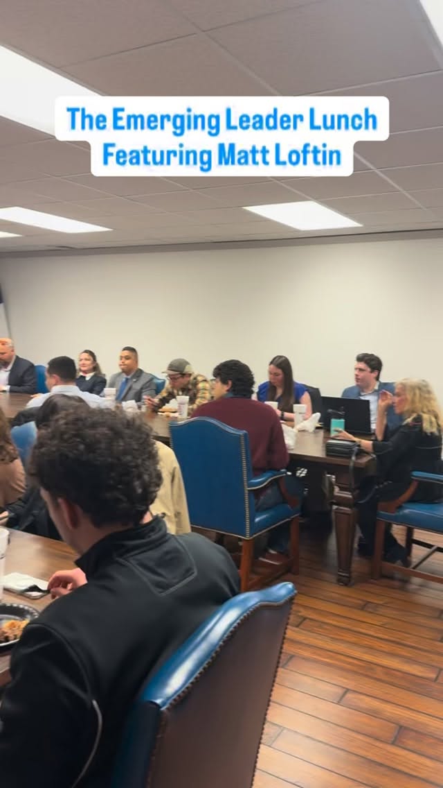 We had an amazing first Emerging Leaders Lunch today!
Be sure to join us on February 19 for our Leadership Lunch with Trent Sisemore!