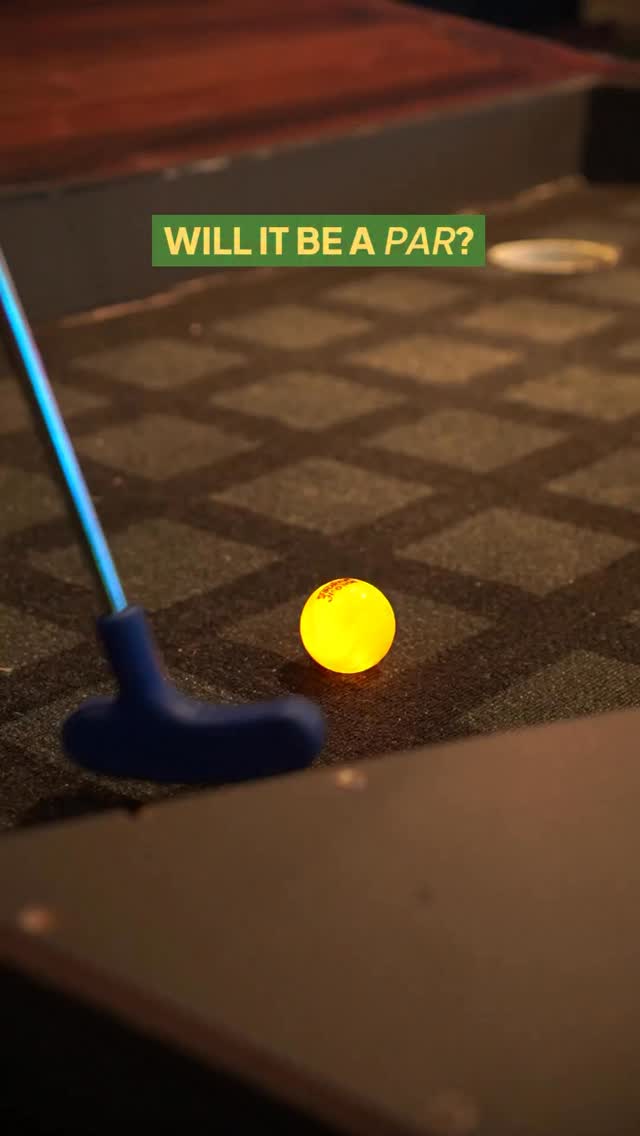 Will it?? Your guess is as good as ours!! 😇 Find out at Mini Golf Madness in #bangalore #indiranagar #hyderabad #gurgaon #gurugram