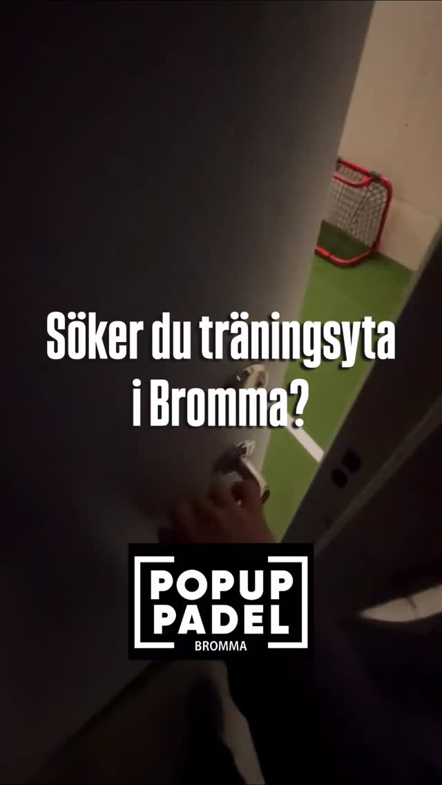 Hyr vårt sportrum för inomhusträning ⚽️🥊💃Kontakta oss för mer info: infobromma@popuppadel.se
. . .
#sportrum #inomhusträning #fotboll #träningslokal #skillstraining