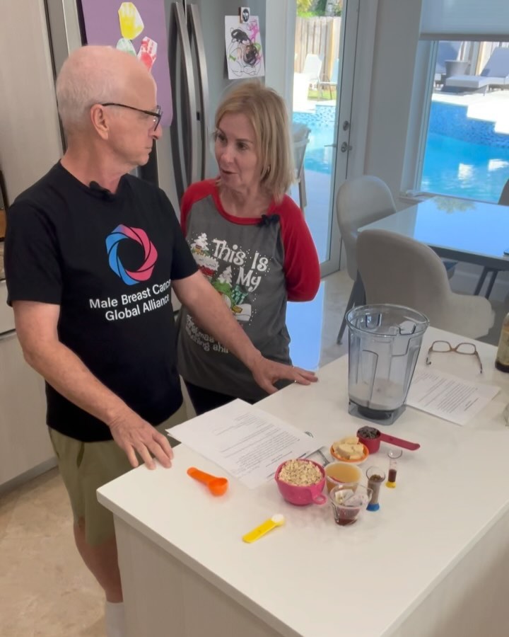 @bhacker59 has many reasons to celebrate. He turned 65 on Saturday, he is officially on Medicare and we made Birthday Cake Baked Oats on Healthy Baking with Brad. A triple hitter. This recipe is another easy delicious blender recipe. Flaxseed is in our superfood spotlight this week. Swipe to see end result. Thank you tracesoats for recipe. #mensbreastcancerawareness #flaxseed #medicare #healthylifestyle #healthcoach #mensbreastcancer #foodismedicine #blenderrecipes