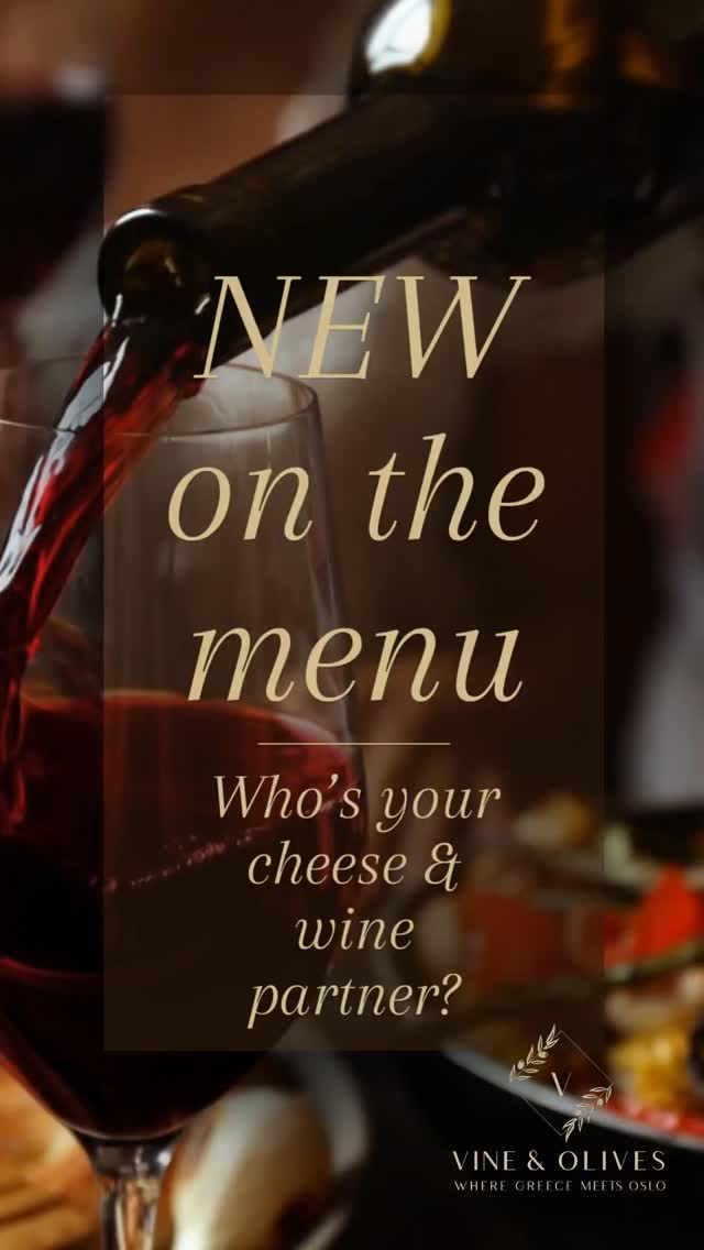 NEW on the menu!
Who would you share a cheese plate & Greek wine with?
#NewOnTheMenu #CheeseAndWine #GreekWine #cheeseplate