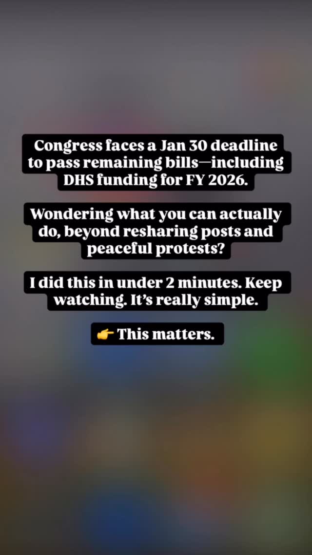 Someone asked if I can make my story into a reel, so here you go. 😊
I just took 2 minutes to do something simple.
No arguing. No debating. Just using my voice.
What happened in Minnesota is a reminder that staying engaged matters if we want harm like that not repeated.
I used the 5 Calls app.
I am showing exactly what I did on my phone, from downloading the app to what happens when you open it.
It gives you the number and a script.
You can even leave a voicemail.
Small actions can make a difference.
This is one way to show up.
Keep putting on the pressure, friends.
For a kinder tomorrow,
❤️ Lina