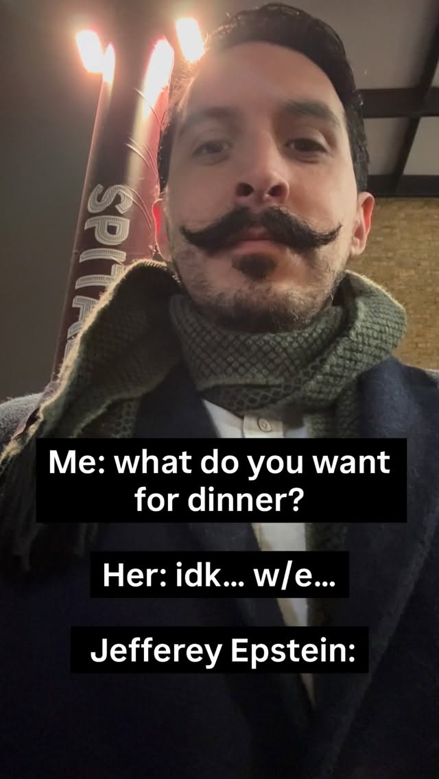 This is a joke. #comedy #london #funny #epstein #fyp