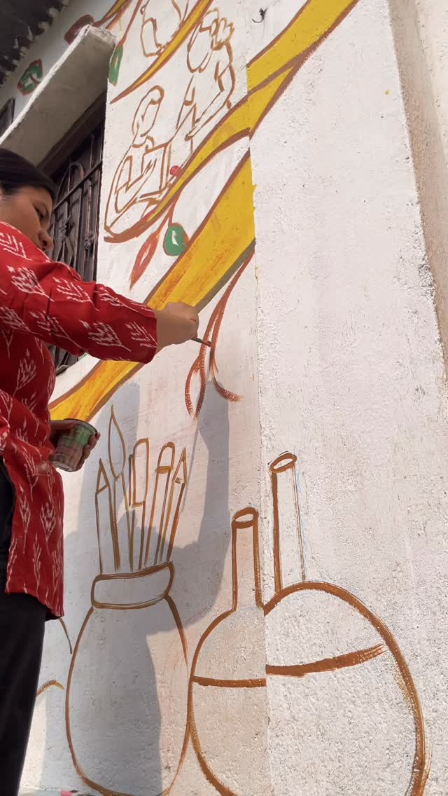 Art is the Heart ♥️ @iamsrk said so na 💜
#artmusings #anewpamapaints #anewpamatravels #artmanifestation #artistheheart