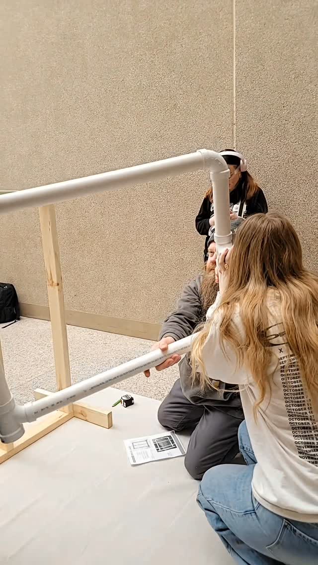 Week two of the Home Wall project 💪 Today, the REACH crew from @bhs_bison tried their hand at the basics of putting together a drain line.