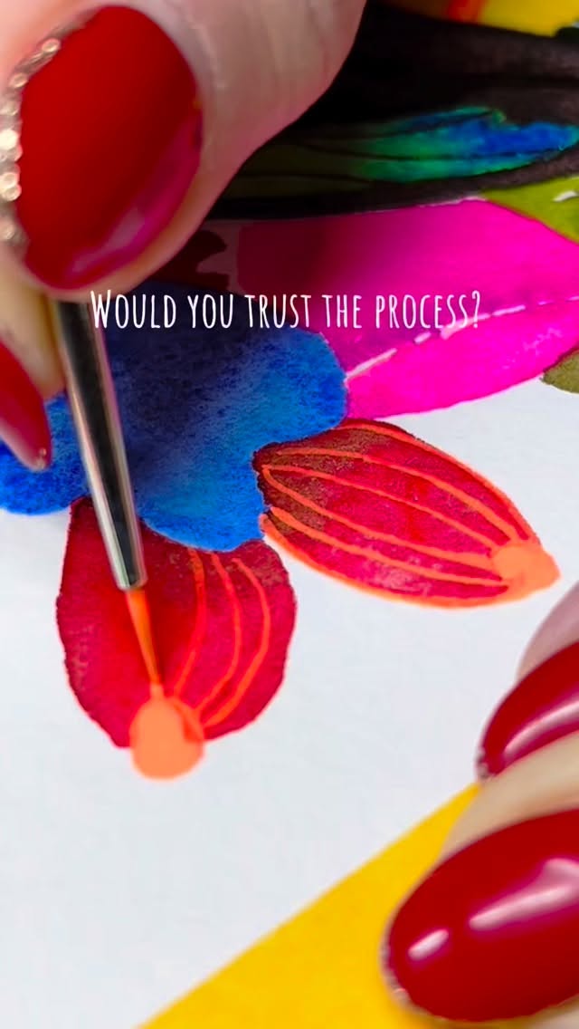 🇬🇧 In watercolor, the result never comes right away.
Time, patience and repetition are part of the language itself. A butterfly isn’t painted in one gesture — it slowly takes shape through layers, pauses and transparency, until it finally feels alive.
That’s often what surprises my students the most: discovering that progress comes from trust, not control.
Today’s class explored this green butterfly surrounded by imaginary, exotic flowers.
The original watercolor is available for adoption, for those who feel drawn to butterflies and what they quietly represent.
—
🇫🇷 À l’aquarelle, le résultat n’arrive jamais tout de suite.
Le temps, la patience et la répétition font partie du langage même de cette technique. Un papillon ne se peint pas en un seul geste : il prend forme lentement, à travers des couches, des pauses et des transparences, jusqu’à sembler vivant.
C’est souvent ce qui surprend le plus mes élèves : comprendre que le progrès vient de la confiance, pas du contrôle.
Le cours d’aujourd’hui était consacré à ce papillon vert, entouré de fleurs exotiques et imaginaires.
L’aquarelle originale est disponible à l’adoption, pour celles et ceux que les papillons attirent et ce qu’ils symbolisent en silence.
#watercolorart #contemporaryart #artcollector