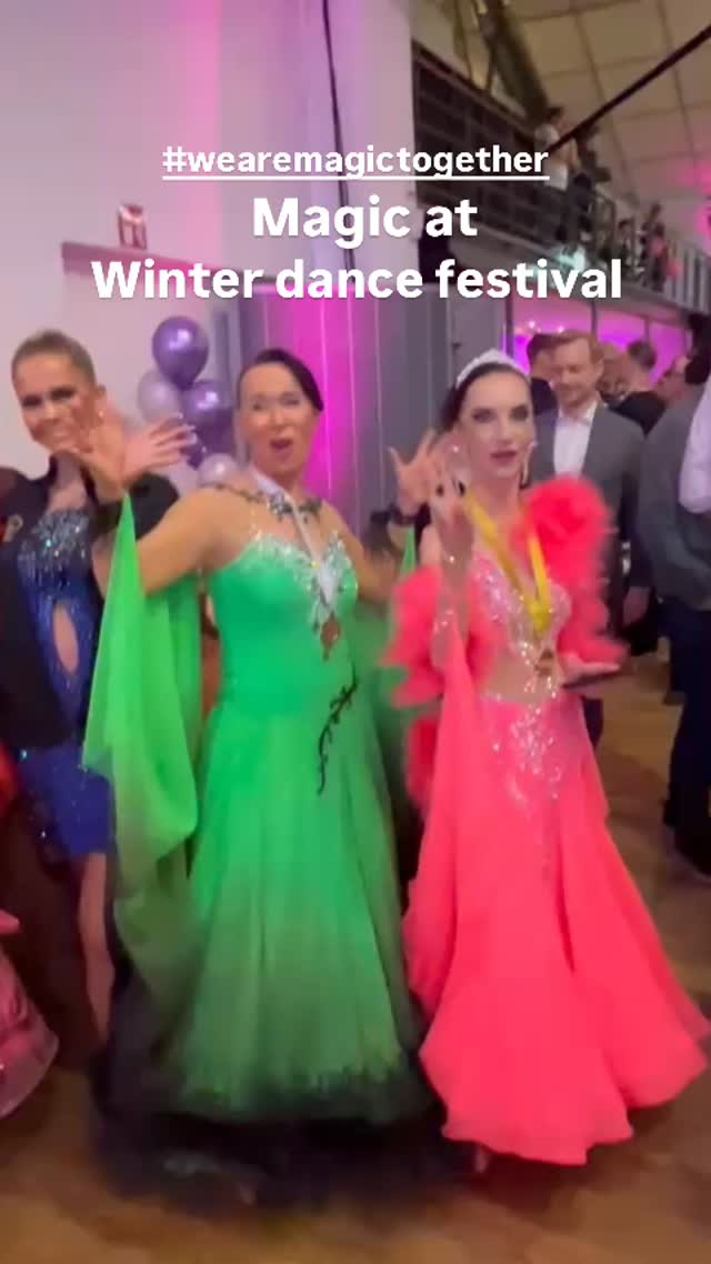 #wearemagictogether @sthlmwinterdancesportfestival @standard_latin_tiodans_dsf @svenskadanssportforbundet