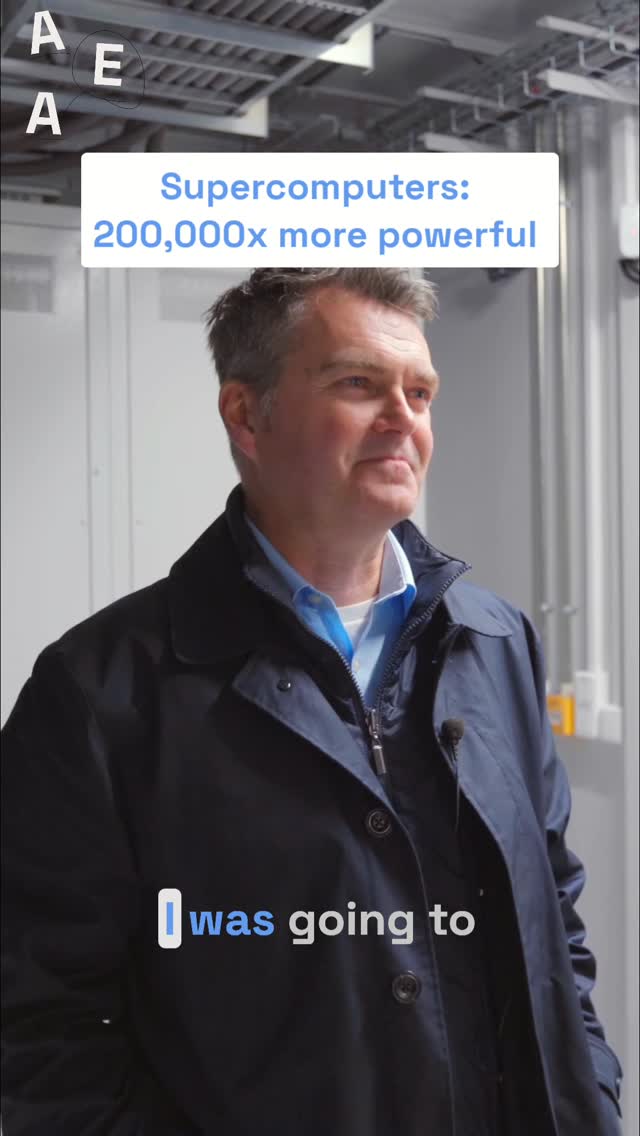 What's a supercomputer? It's a scale of computing you can't achieve otherwise. 100-200k times more powerful than a high-end laptop! #Supercomputer #AI #Tech #IsambardAI #HighPerformanceComputing #FutureTech