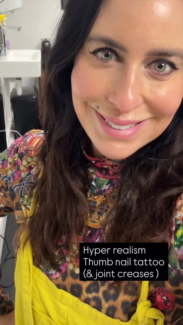 HYPER REALISM THUMB NAIL TATTOO 💚
(And joint creases / wrinkles)
My lovely Client came all the way from Spain to my London studio for this life changing thumbnail tattoo after a freak accident. She had ground breaking hand surgery performed by a world renowned hand surgeon, and years of lengthening treatment.
This is session one of 2 - 3. I always go light on the first session to build up layers and see how the client heals. The next session ill focus more on adding further realism details and adjusting colour to create a result that lasts and looks super realistic.
if you know anyone who needs this life changing tattoo please share or message me to learn more
www.jorlittle.com
+44 7976 439678
#hyperrealism #nailtattoo #handsurgery #handtransplant #thumbtattoo