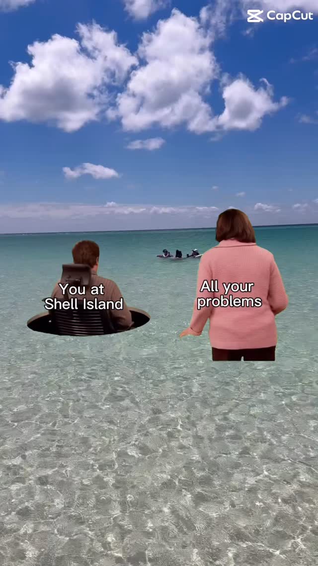 Get away from all the worry and come with us to Shell Island! You deserve it!