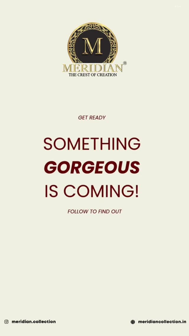 👀 Something new is coming…
You’ll feel it before you see it ✨
A shift.
A spark.
A whole new vibe ⚡
No spoilers.
Just anticipation ⏳
Stay tuned 👁️🗨️
#MeridianCollection #ComingSoon #SomethingNew #StayCurious ✨