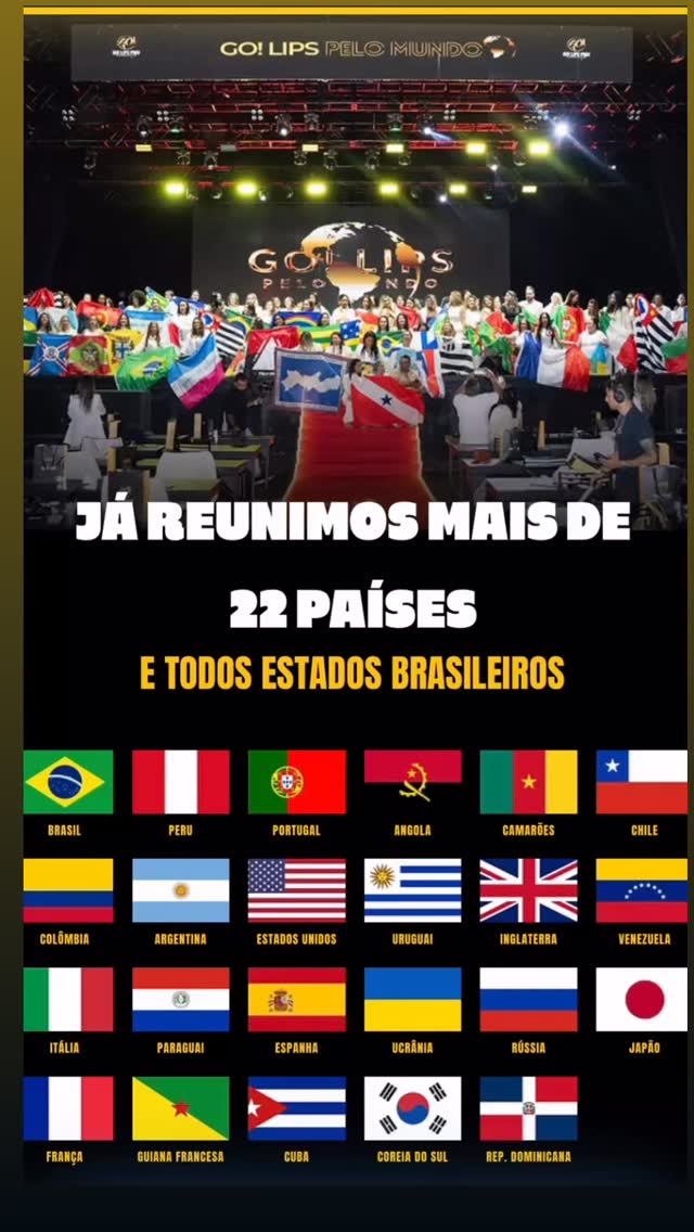 Simmmmmmm, já alcançamos congressistas de TODOS esses países e simmmmmm, de TODOS estados brasileiros.
Cada edição a lista só aumenta e nos estamos conseguindo mostrar a força que temos juntos, nossa profissão merece cuidado, entrega e investimento, quem consegue entender isso está muitos passos a frente.
Estar em ambientes como este te coloca em um patamar que muitas vezes o seu concorrente ainda não conseguiu estar, faça acontecer, se imagine ali no palco representando seu país, estado ou cidade 🫶
Nós amamos recebê-los o Brasil é nossa casa e você é nosso convidado.