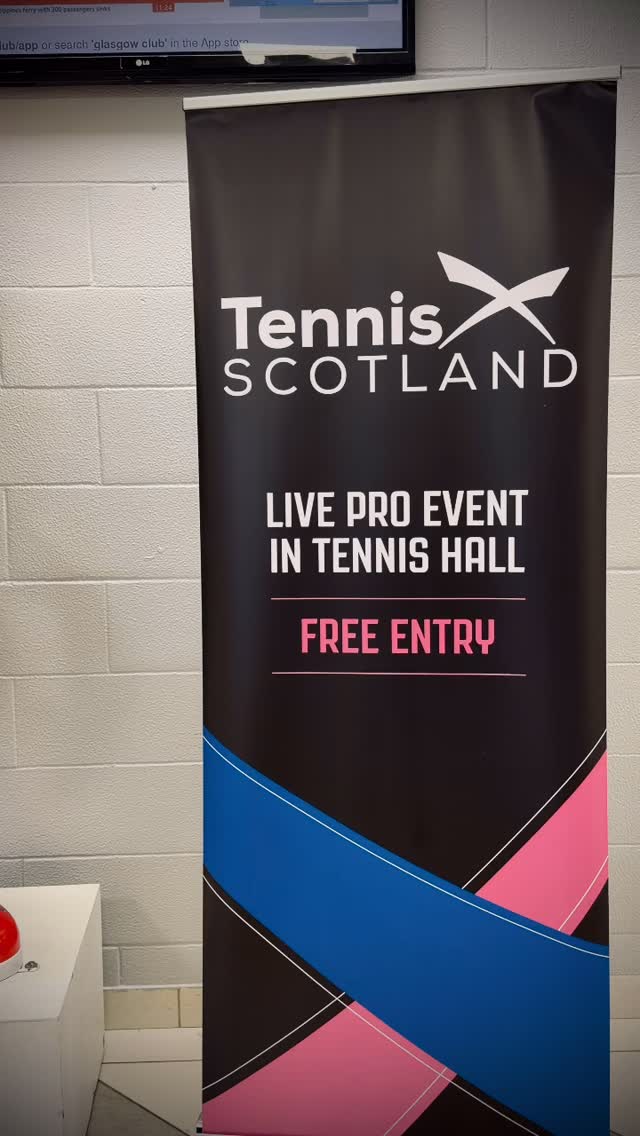 Back in Glasgow! @dunlopsportsuk official stringing service 💪🎾🏴#tennis #scotland #racketspec #tourstringer #glasgow