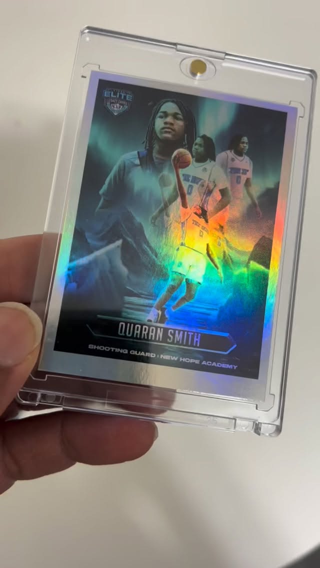 Floor General Energy! Handles. Vision. Buckets, from the court to the card, a walking bucket. #elitelegacycards #youngathletes #chasinggreatness #nodaysoff #sportscard