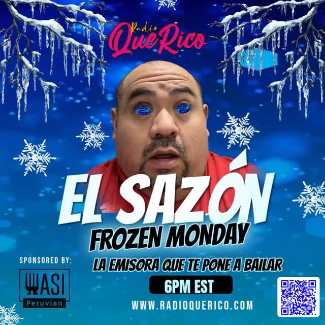 El Gordito del Sabor esta Frozen Este Lunes!!!!
Tu tarde cambia hoy!!!
El Sazón desde las 6 PM con el Nuevo sponsor @wasi_ott !!!
#peru #grupo5 #bailando #radioquerico