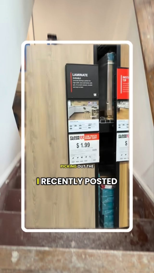 Seeing what we picked in the store to seeing how it looks installed in the home!🔥
Do you enjoy watching home renovations? Follow for more of those! #beforeandafter #homeimprovement #renovation