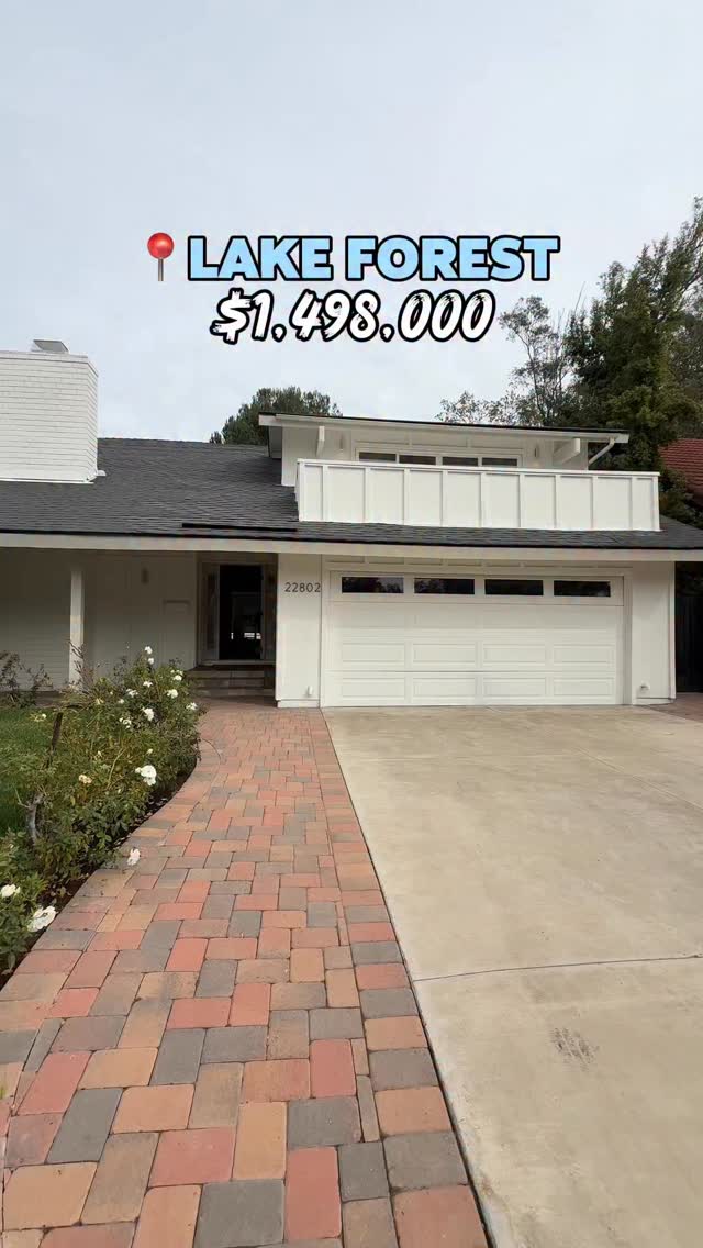 Space, style, and a layout that just works ✨ This Lake Forest homes is checks all the boxes!
House highlights:
4 bed | 3 bath | 2490 Sqft
Priced at $1,498,000
HOA is $130 monthly
Comment “LF” if interested or send me a dm!
🙋🏽♀️ ChiChi Achara, SoCal REALTOR
📲 949-545-4309
📧 SocalRealtorChi@gmail.com
🌎 www.chichiachara.com
📍 Orange County, CA
#lakeforestca #orangecountyrealtor #orangecounty