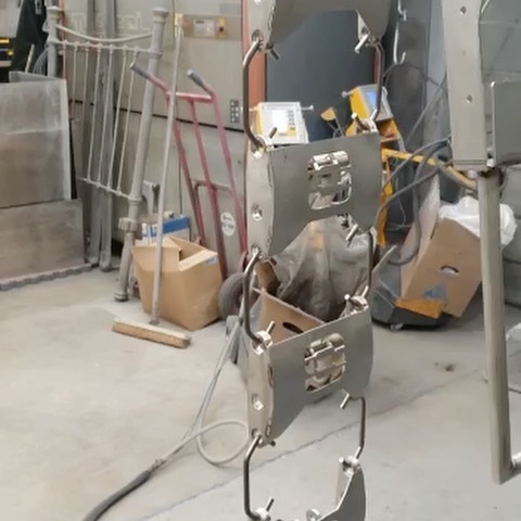 Nice black powder coat to finish off