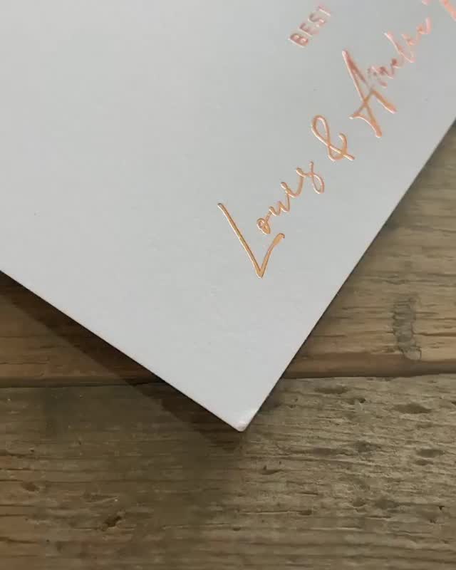 Elevate your love story with our exquisite his and her rose-gold foil stationery! 💖✨ Perfect for creating heartfelt notes and thank you cards that share your unique bond. Tap the link in our bio to shop now! 💌 #LoveInEveryLetter #GolfCouples #StationeryGoals
