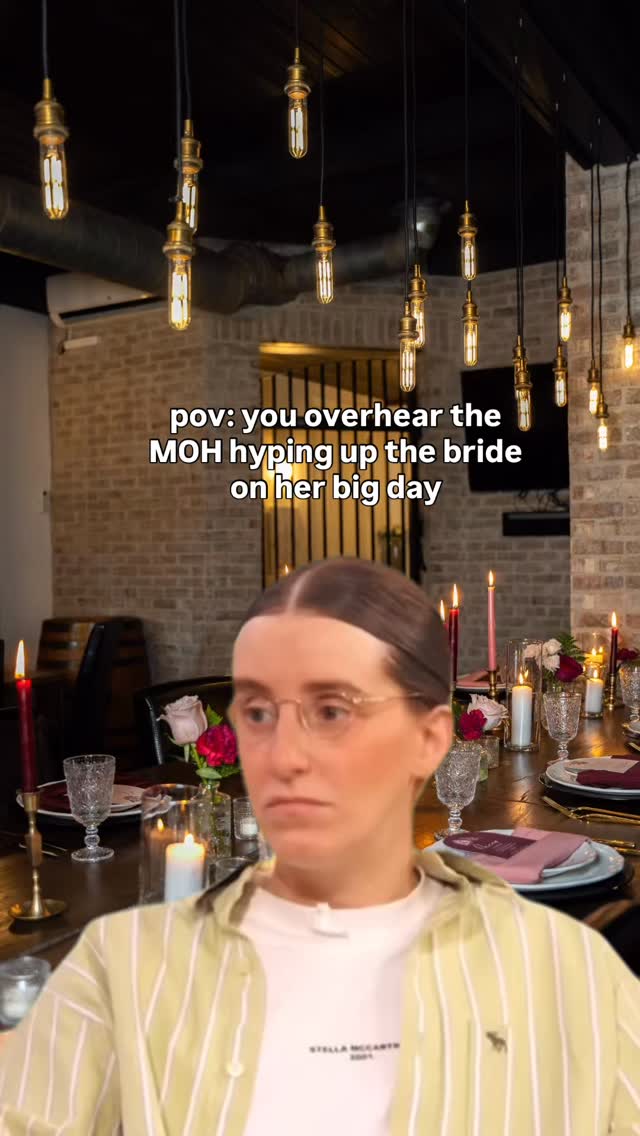 Every bride needs a hype woman like this 🥹✨
Tag your MOH or someone who’s always there to offer an word of encouragement!
#maidofhonor #chapelandcellar #maidofhonorduties #chapelandcellarweddings #weddingmeme