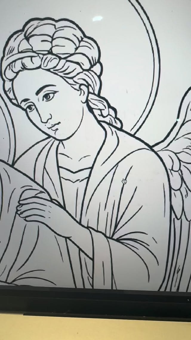 CASNE VERIGE | 29.01
•••
Carefully hand drawn, converted to cutting file and completely custom made… your peskir for Kolac Wrap!
•••
Completely original design… only available @iklektik.ink
•••
See our wide range of original stencils available for your Slava:
Sv. Nikola
Sv. Jovan
Sv. Arhandjel Mihailo
Djurdjevdan
Sv. Agatonik
Sv. Stefan
Sv. Tom’s
Sv. Petka
•••
#iklektikink #iklektikinkdesignstudio #slava #ikone #kolacwrap