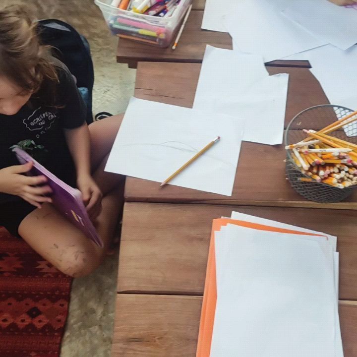 Making progress @ladle.mx . Working on backgrounds & characters for our short. These kids are so productive!!