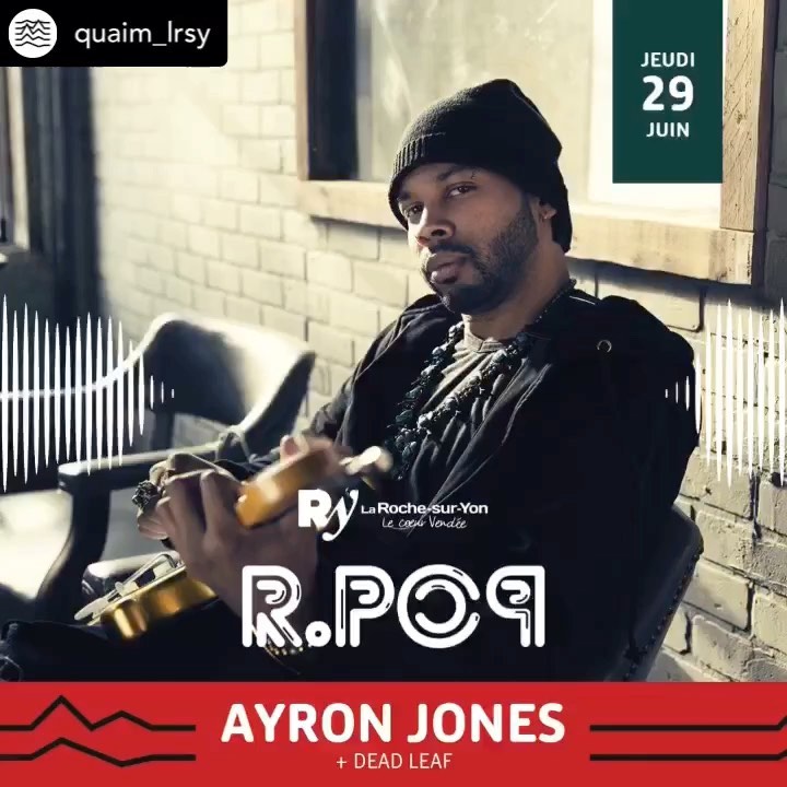 Rdv ce jeudi à partir de 20h au @quaim_lrsy avec @ayronjonesmusic pour le @festivalrpop 🤘🏼🔥
C’est gratuit et les places sont limitées alors pensez à venir tôt !
.
.
.
.
.
.
.
.
.
.
.
.
#rock #onstage #morewomenonstage #concert #vendee #delta #bandofinstagram #livemusic #liveband #livebandmusic