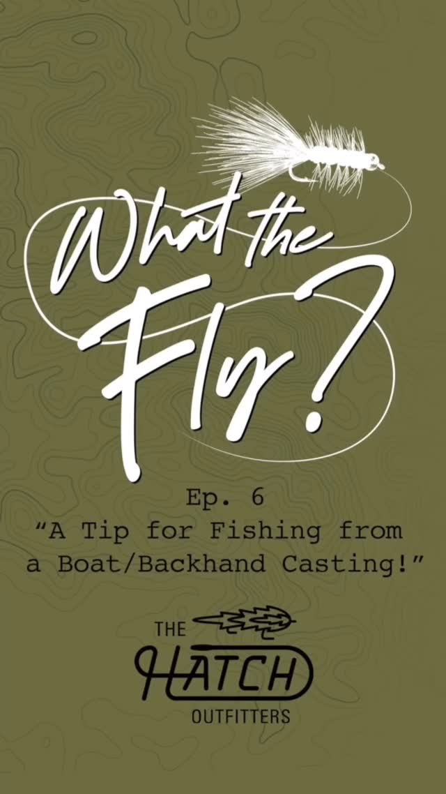 WTF Episode 6: An easy way to approach learning to backcast. It’s all about a change of perspective. Too many anglers lose track of their casting stroke when throwing backhanded, and this little tip can help get you over the hump!
~
#flyfishing #flyfishingtips #thehatchoutfitters #hatchout