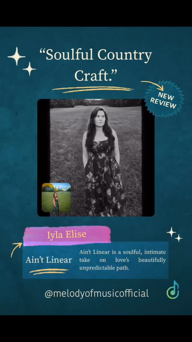 Ain’t Linear blends soulful warmth with emotional honesty, capturing love as unpredictable and layered. With blues grooves and intimate vocals, @iylaelise_music embraces complexity, growth, and authenticity in a sound that feels both comforting and deeply real.
#iylaelise #aintlinear #countrymusic #newmusic #bluesytunes