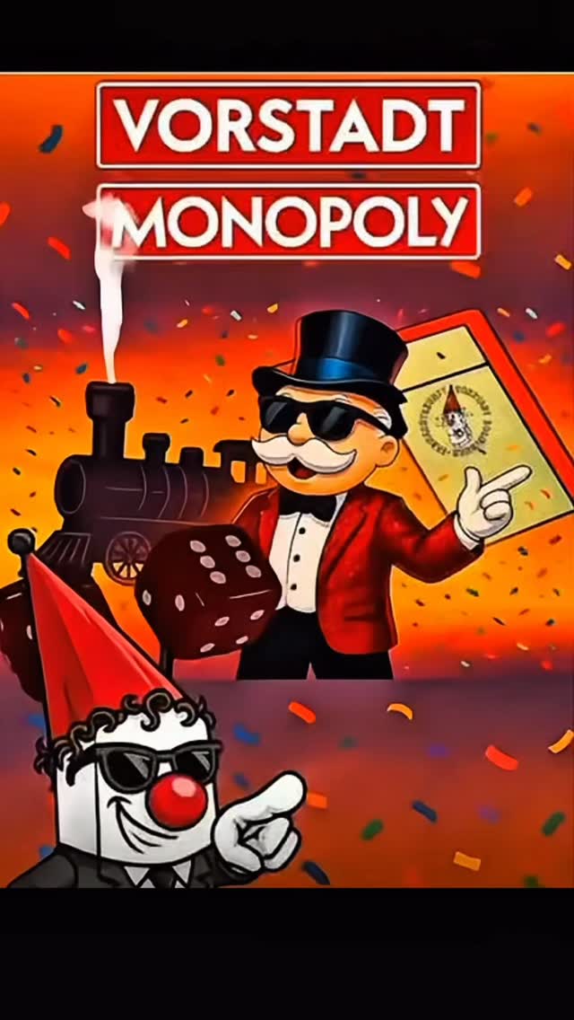 Unser Motto 2026:
"Gässli uf Gässli ab, zieh mirs Monopoly dürd Stadt."
"Im ächte Läbe fählt s‘Gäld,
Solothurn im Monopoly regiere mir aber d‘Wält"
Ausserdem startet morgen, 29.01.2002 der Vorverkauf für die Tribünensitzplätze auf der Vorstadt Looge.
Tickets erhältlich in der Dropa Drogerie am Dornacherplatz in Solothurn.
Weitere Informationen auf unserer Website.
www.vorstadtzunft.ch
.
.
.
.
.
.
.
.
.
.
.
.
.
.
.
.
.
.
.
.
.
.
.
#fasnacht #vorstadtzunft #fasnacht2026 #fasnachtsolothurn #solothurnerfasnacht