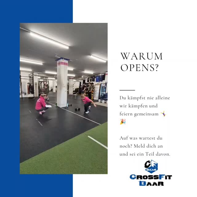 Bist du bereit, über dich hinauszuwachsen?
Die Open sind mehr als ein Workout.
Sie sind Mut. Gemeinschaft. Entwicklung.
Egal, wo du gerade stehst –
die Open holen dich genau dort ab.
Du brauchst kein perfektes Movement,
nur den Mut, es zu versuchen.
Melde dich für die Open 2026 an
und werde Teil von etwas Grösserem 💪
Wir freuen uns auf dich.
#crossfitopens #open2026 #crossfitbaar #gemeinsamstark #überdichhinaus