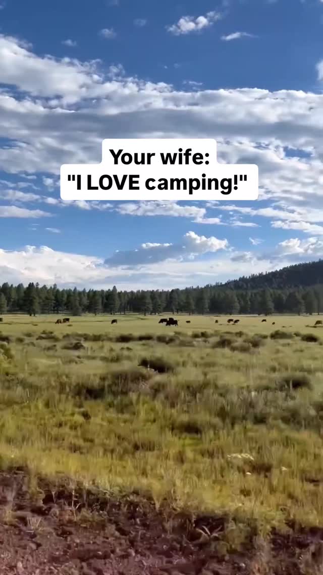 No need to rough itš
Finally nature that everyone enjoysšāāļø
A sleep under the stars in a king-size bed in a luxury suite š spending the day relaxing in nature.... often in a robeš Finishing the day with the best salmon + creamy potatoes + asparagus you'll ever have. Truly, so dreamy! šļøā
Location: Backland Luxury Nature Resort
šGrand Canyon
Comment NATURE and we'll show you how to book your unforgettable stayš„
#travel #humor #camping #comedy #marriagehumor